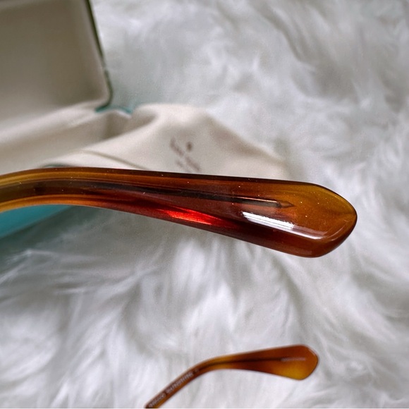 Kate Spade Aviator Sunglasses with Brown Glitter - Picture 8 of 12